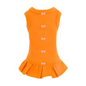 Candy Dog Dress Collection (Color: Orange, size: XS)