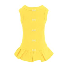 Candy Dog Dress Collection (Color: yellow, size: XS)