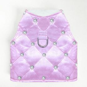 Glamour Baby Dog Harness (Color: Blush, size: MD)