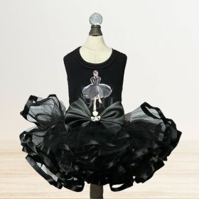 Goddess Dog Tutu Dress Collection (Color: Selene, size: SM)